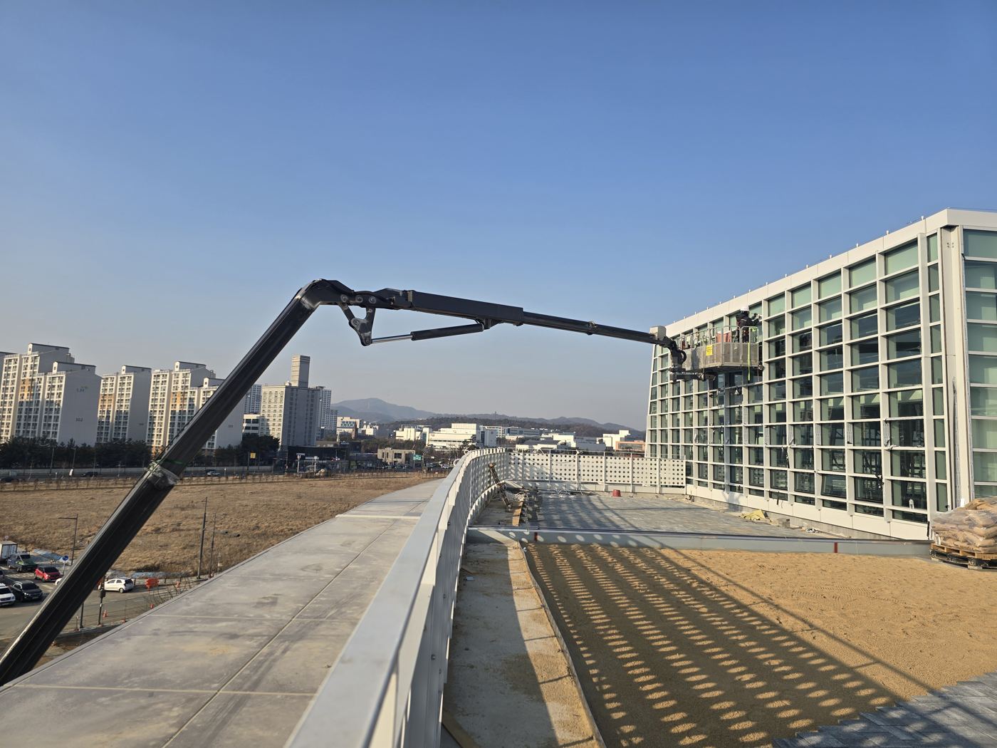 도로변 고소작업 현장